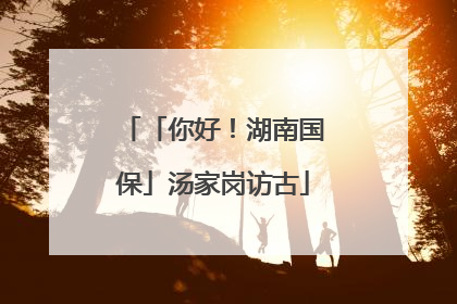 「你好！湖南国保」汤家岗访古