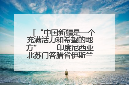 “中国新疆是一个充满活力和希望的地方”——印度尼西亚北苏门答腊省伊斯兰教代表团参访新疆