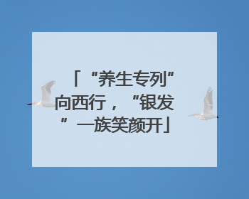 “养生专列”向西行，“银发”一族笑颜开