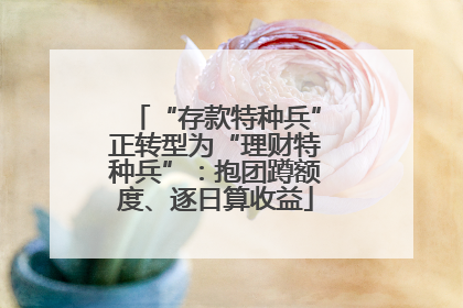 “存款特种兵”正转型为“理财特种兵”：抱团蹲额度、逐日算收益