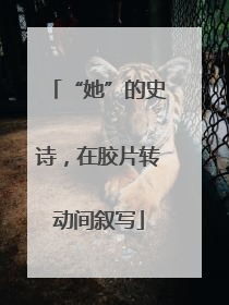“她”的史诗，在胶片转动间叙写