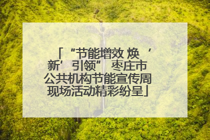 “节能增效 焕‘新’引领” 枣庄市公共机构节能宣传周现场活动精彩纷呈