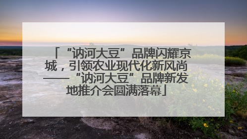 “讷河大豆”品牌闪耀京城，引领农业现代化新风尚——“讷河大豆”品牌新发地推介会圆满落幕