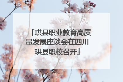 珙县职业教育高质量发展座谈会在四川珙县职校召开