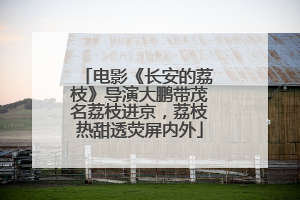 电影《长安的荔枝》导演大鹏带茂名荔枝进京，荔枝热甜透荧屏内外