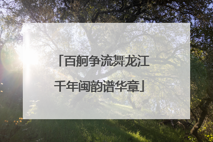百舸争流舞龙江 千年闽韵谱华章