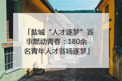 盐城“人才逐梦”赛事燃动青春：180余名青年人才赛场逐梦