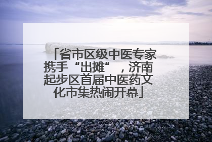 省市区级中医专家携手“出摊”，济南起步区首届中医药文化市集热闹开幕