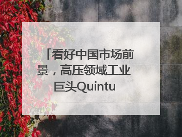 看好中国市场前景，高压领域工业巨头Quintus科技深化本土策略，构建全方位服务亚太区总部