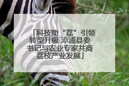 科技助“荔”引领转型升级 漳浦县委书记与农业专家共商荔枝产业发展