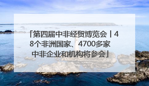 第四届中非经贸博览会丨48个非洲国家、4700多家中非企业和机构将参会