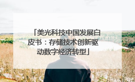 美光科技中国发展白皮书：存储技术创新驱动数字经济转型
