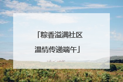 粽香溢满社区 温情传递端午