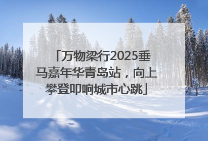 万物梁行2025垂马嘉年华青岛站，向上攀登叩响城市心跳