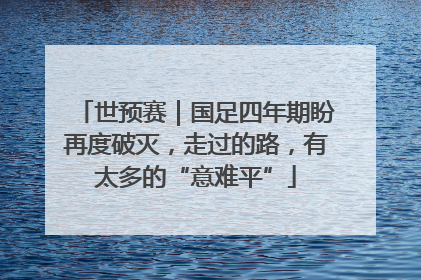 世预赛｜国足四年期盼再度破灭，走过的路，有太多的“意难平”