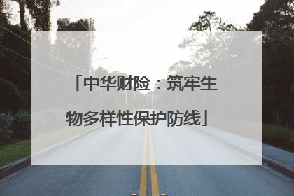 中华财险：筑牢生物多样性保护防线