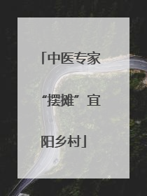 中医专家“摆摊”宜阳乡村