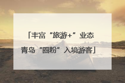 丰富“旅游+”业态 青岛“圈粉”入境游客