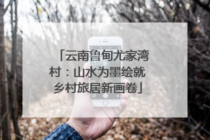 云南鲁甸尤家湾村：山水为墨绘就乡村旅居新画卷