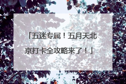 五迷专属！五月天北京打卡全攻略来了！