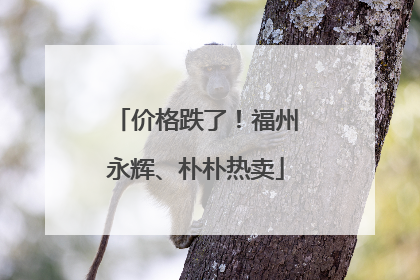 价格跌了！福州永辉、朴朴热卖