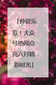 仲夏乐章！大众号热闻点亮六月精彩时光