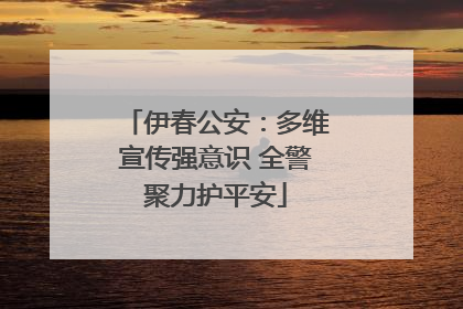 伊春公安：多维宣传强意识 全警聚力护平安