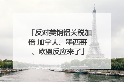 反对美钢铝关税加倍 加拿大、墨西哥、欧盟反应来了