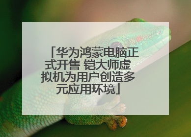 华为鸿蒙电脑正式开售 铠大师虚拟机为用户创造多元应用环境