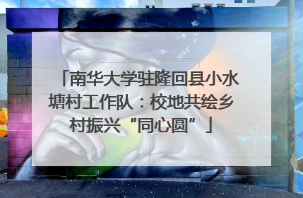 南华大学驻隆回县小水塘村工作队：校地共绘乡村振兴“同心圆”