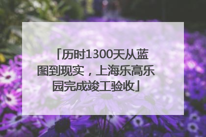 历时1300天从蓝图到现实，上海乐高乐园完成竣工验收