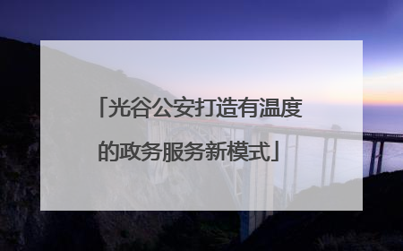 光谷公安打造有温度的政务服务新模式