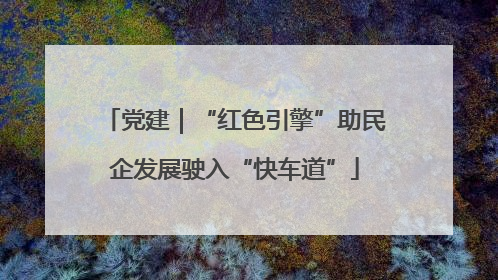 党建｜“红色引擎”助民企发展驶入“快车道”