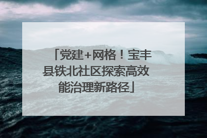 党建+网格！宝丰县铁北社区探索高效能治理新路径