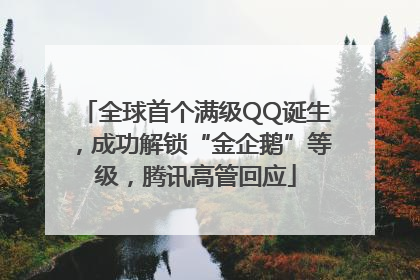 全球首个满级QQ诞生，成功解锁“金企鹅”等级，腾讯高管回应