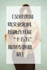 吴桂英围绕文化和科技融合开展“十五五”规划专题调研