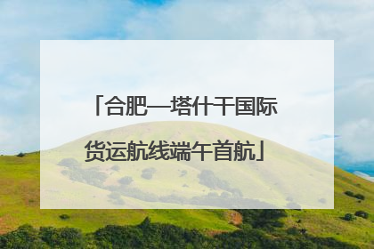 合肥—塔什干国际货运航线端午首航