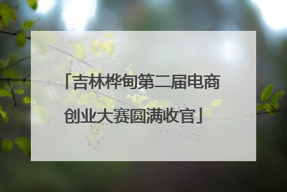 吉林桦甸第二届电商创业大赛圆满收官
