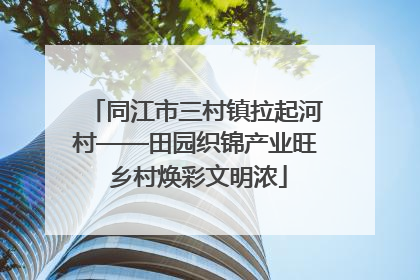 同江市三村镇拉起河村——田园织锦产业旺 乡村焕彩文明浓