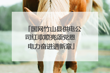国网竹山县供电公司红歌嘹亮颂党恩 电力奋进谱新章
