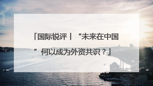 国际锐评丨“未来在中国”何以成为外资共识？