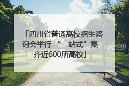 四川省普通高校招生咨询会举行 “一站式”集齐近600所高校