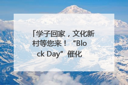 学子回家，文化新村等您来！“Block Day”催化学院式街区新生态