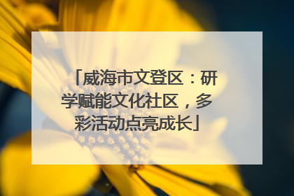 威海市文登区：研学赋能文化社区，多彩活动点亮成长