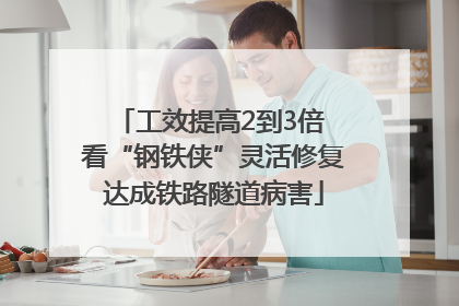 工效提高2到3倍 看“钢铁侠”灵活修复达成铁路隧道病害