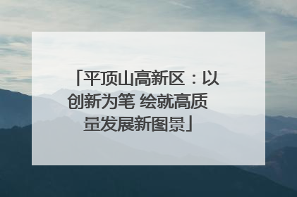 平顶山高新区：以创新为笔 绘就高质量发展新图景