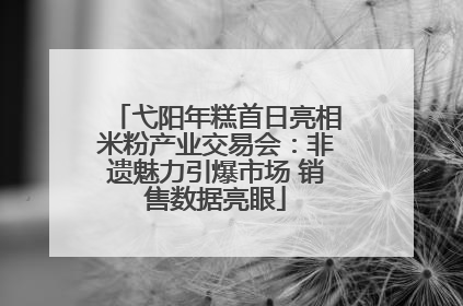 弋阳年糕首日亮相米粉产业交易会：非遗魅力引爆市场 销售数据亮眼