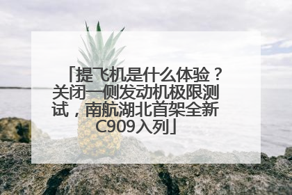 提飞机是什么体验？关闭一侧发动机极限测试，南航湖北首架全新C909入列