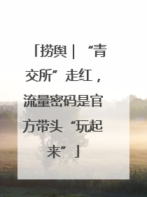 捞舆｜“青交所”走红，流量密码是官方带头“玩起来”