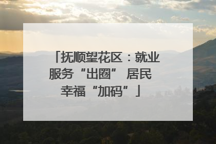 抚顺望花区：就业服务“出圈” 居民幸福“加码”